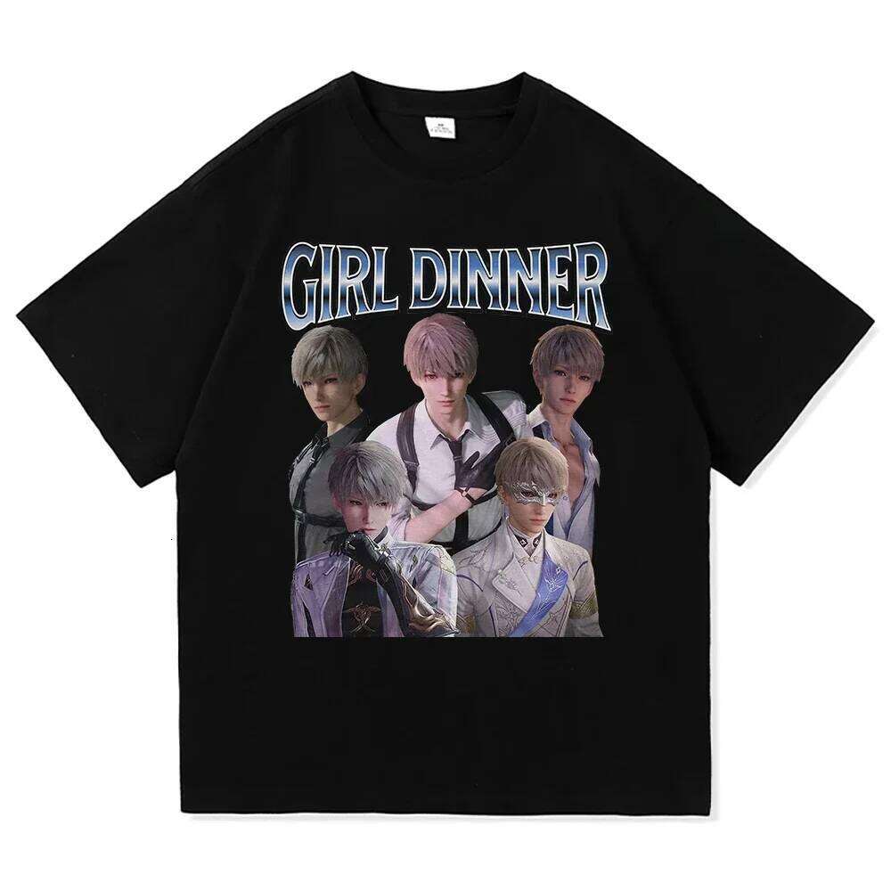Xavier Love and Deepspace T Shirt Fashion Women Harajuku Aesthetic Graphic T-Shirt Unisex Vintage Tees Shirts C260207
