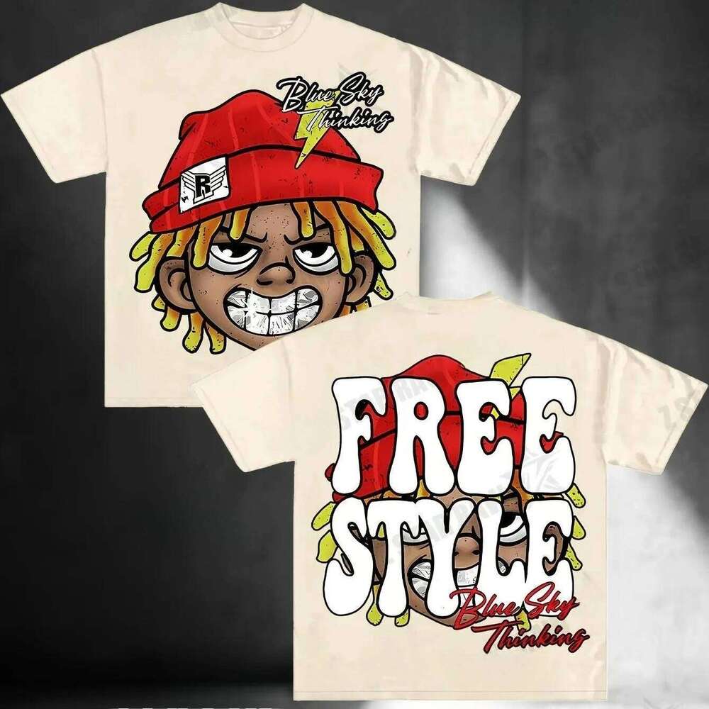 2025 Hip Hop Print Graphic Men Women Clothing Street Harajuku Vintage Short Sleeve T-shirt Casual T Shirts Y2k Tee Tops C260207