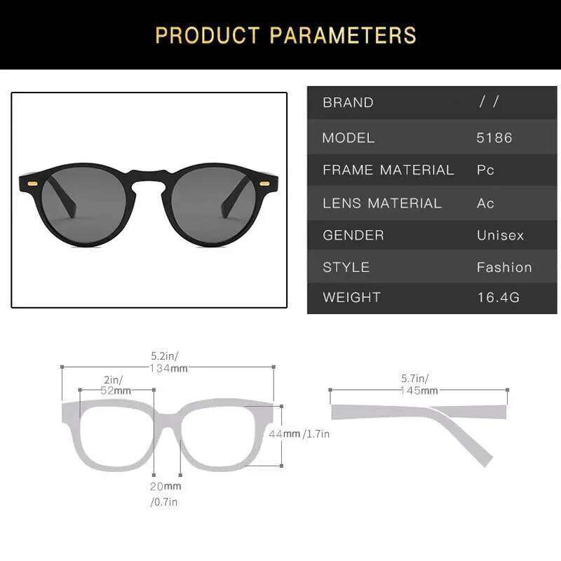 Men Fashions Oval Small Clear Classic Sun Glasses Trends Transparent Shades for Women Street Fashion Sunglasses Y260207