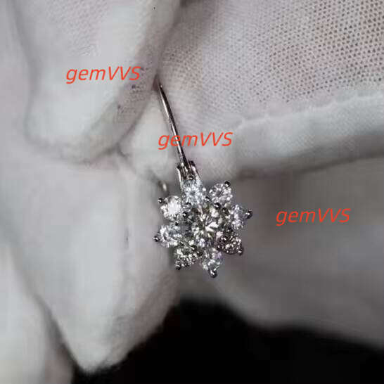 Moissanite Diamond Earrings 925 Sterling Silver Gift For Her
