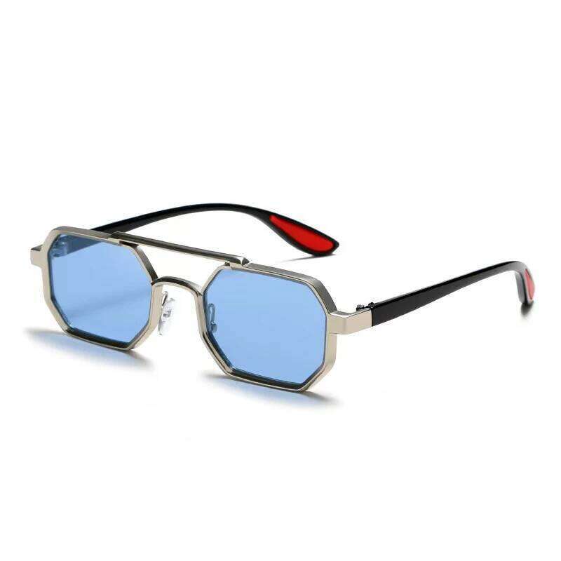 New Vintage Square Sunglasses Women Men Rectangle Sun Glasses Polygon Eyewear Oculos De Sol for Male Female Eyeglasses Y260207