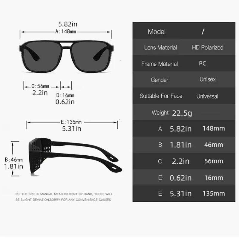 New Polarized Sunglasses Men Women Windproof Cycling Driving Casual Sports Sun Glasses Outdoor Enthusiasts UV400 Eyewear Male Y260207