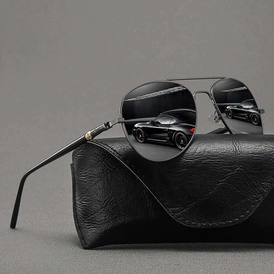 Fashion Vintage Pilot Metal Frame Sunglasses Men Women Fishing Driving Man Luxury Brand Designer Sun Glasses UV400 Eyewear Y260207