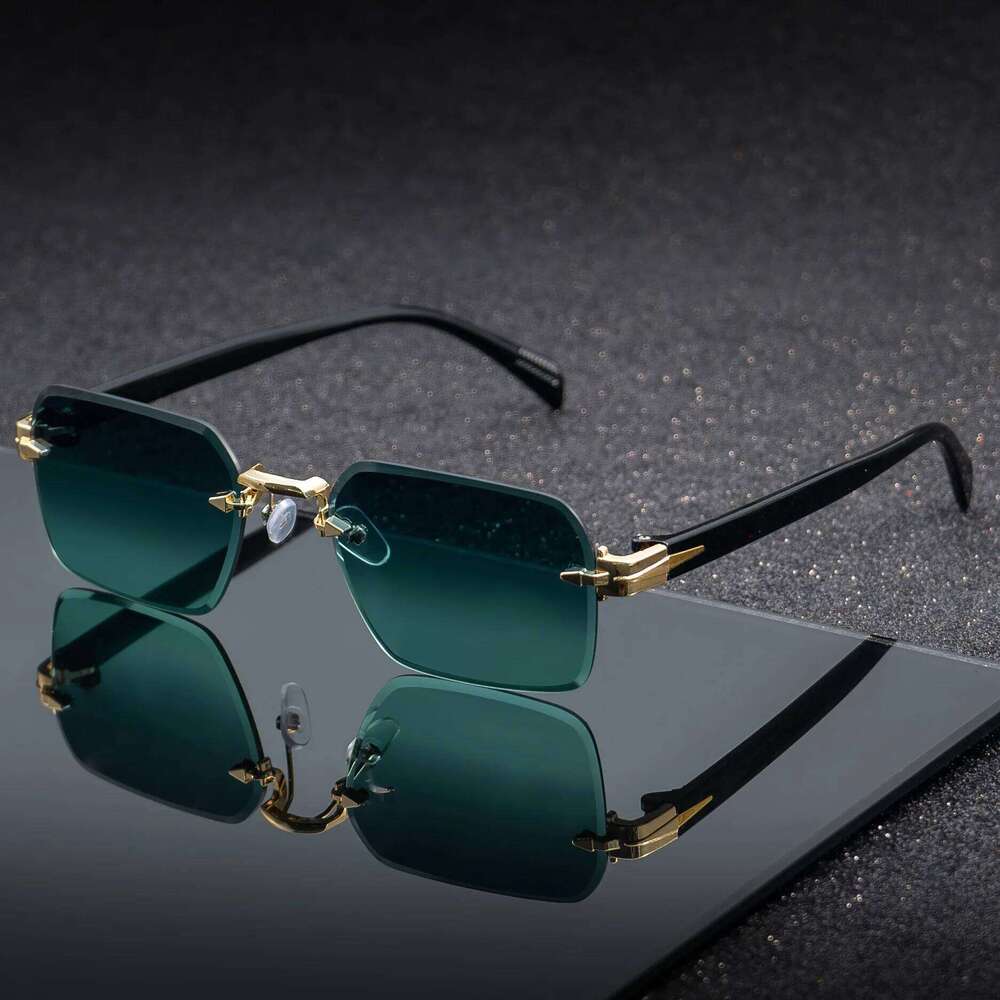 New Fashion Vintage Sunglasses Women Designer Retro Metal Rectangle Eyeglasses Male Popular Black Eyewear UV400 Glasses Y260207