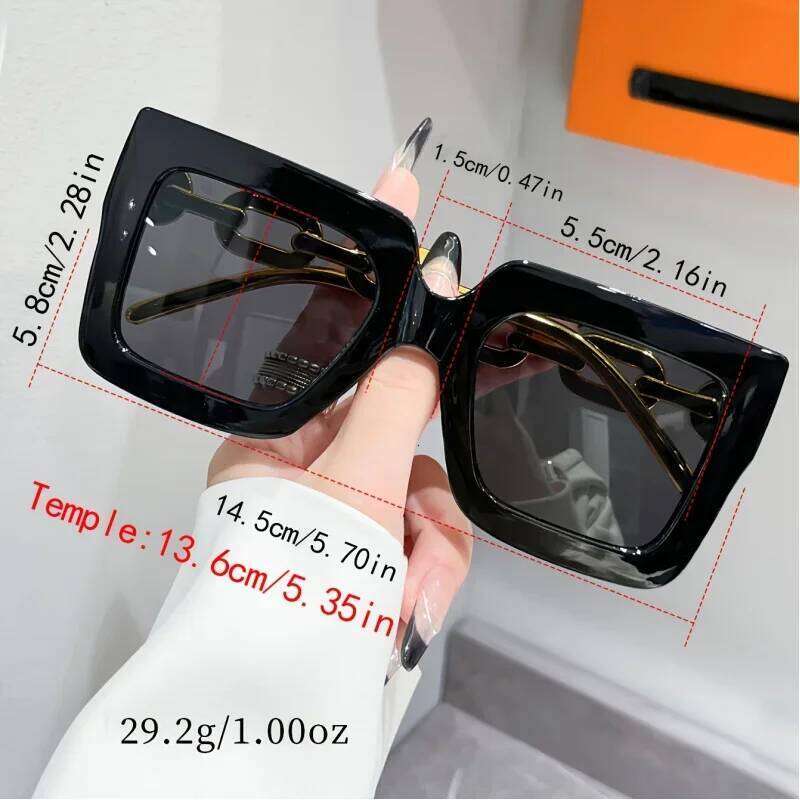 Luxury square fashion glasses women casual candy color anti glare sun shades for beach party Travel Y260207