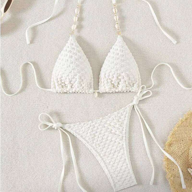 White Sexy Bikinis 2026 Swimsuits Women's Swimwear Push Up Female Beach Swim Wear Bathing Suits Brazilian Bikini Set Pool Bather C260207