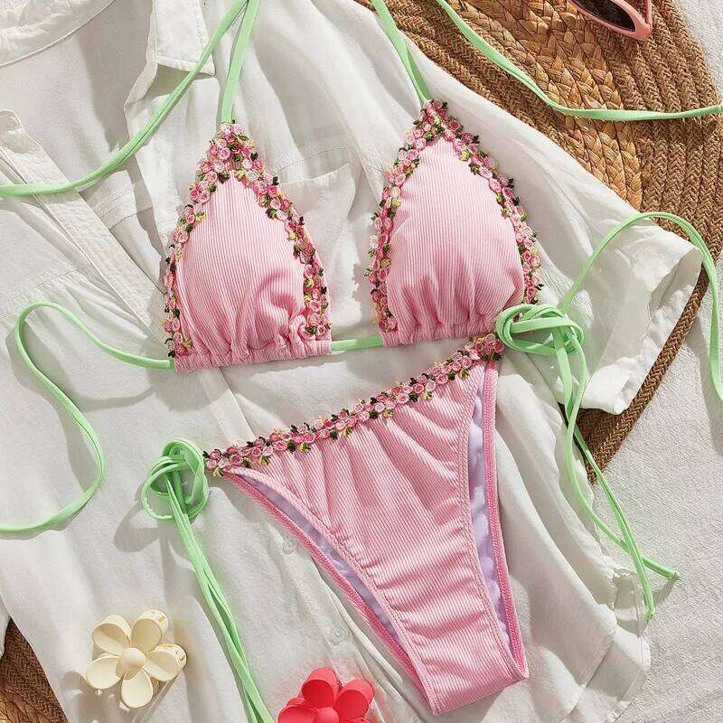 Sexy Bikinis 2025 Women's Swimwear Female Swimsuit For Swimming Wear Bathing Suits Brazilian Bikini Set Beachwear Pool Bather C260207