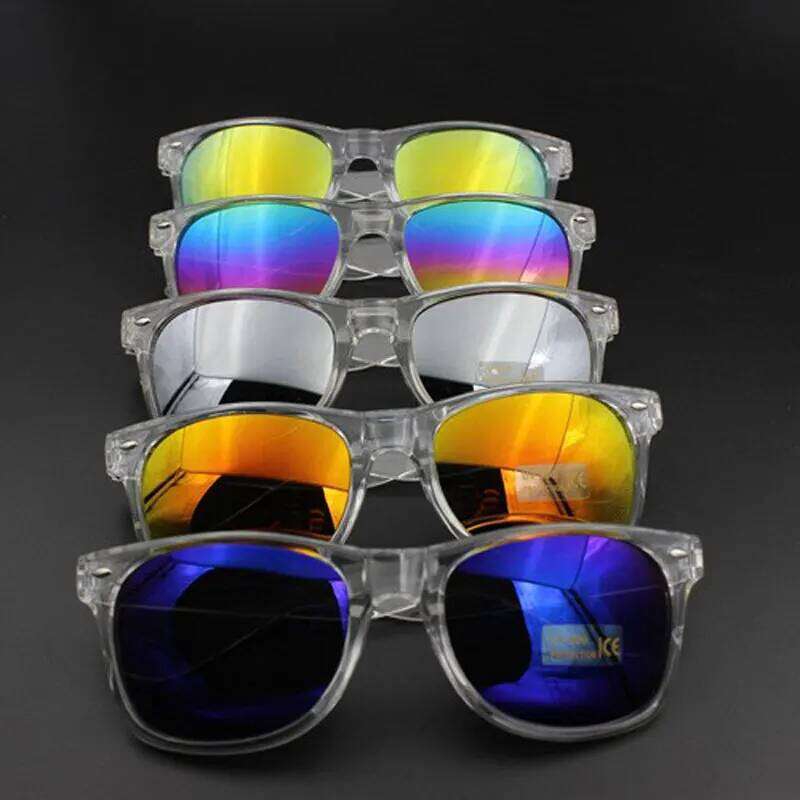 2023 New Classic Rice Nail Sunglasses For Woman Fashion Transparent Frame Mirror Sun Glass Vintage Man UV Protection Eyewear Y260207