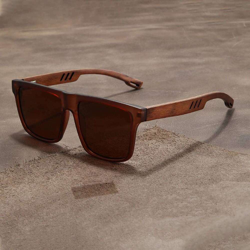 Retro Walnut Brand Ultra-Light Sunglasses For Men and Women Polarized ExquisiteFashion Y260207