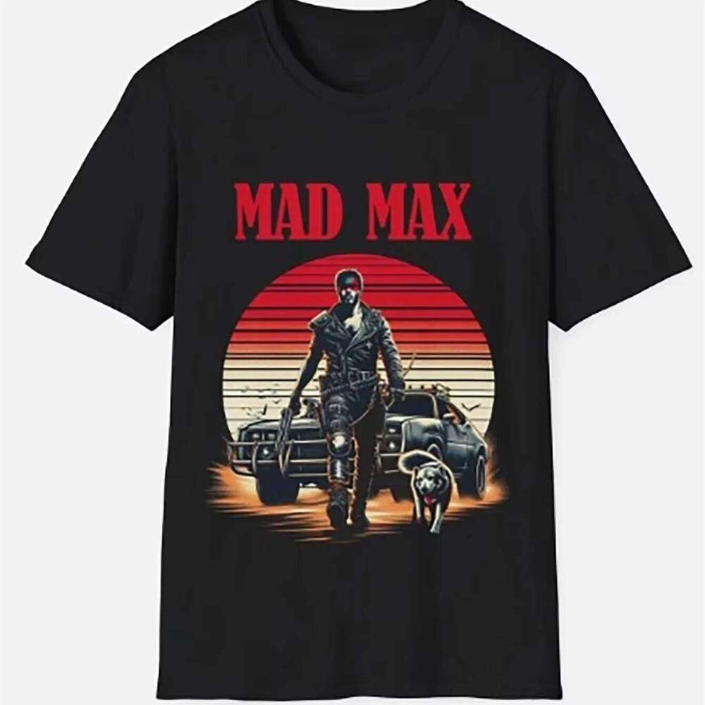 Mad Max: Fury Road "and Retro Video Game Inspired T-shirt with 80s/90s Post Apocalyptic Movie Theme C260207
