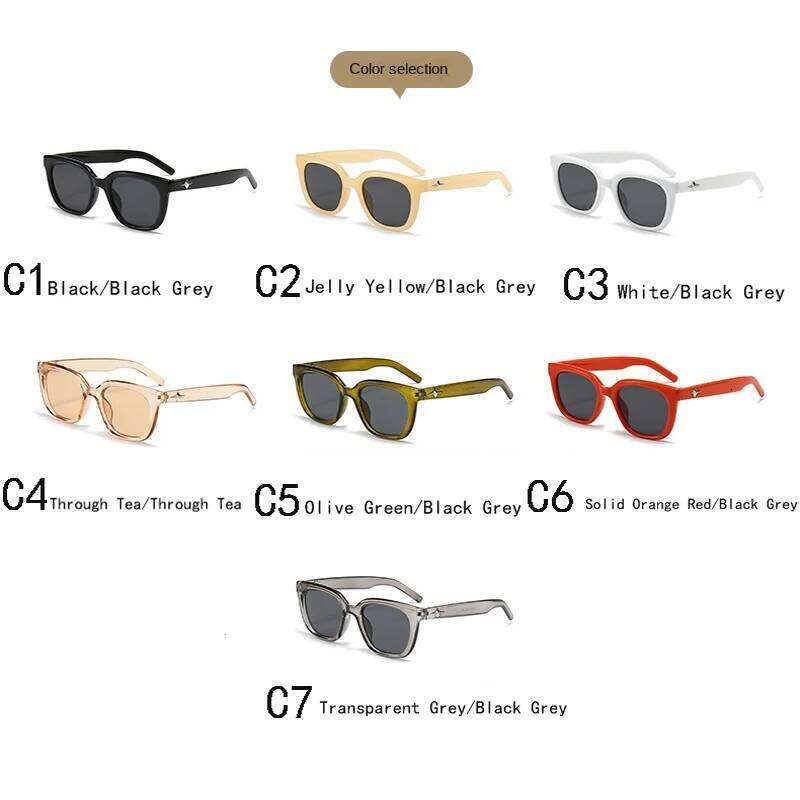 New Vintage Women Cats Eye Sunglasses Lady Retro Fashion Sun Glasses Luxury Designer Ocean Lenses Summer Eyewear for Female Y260207