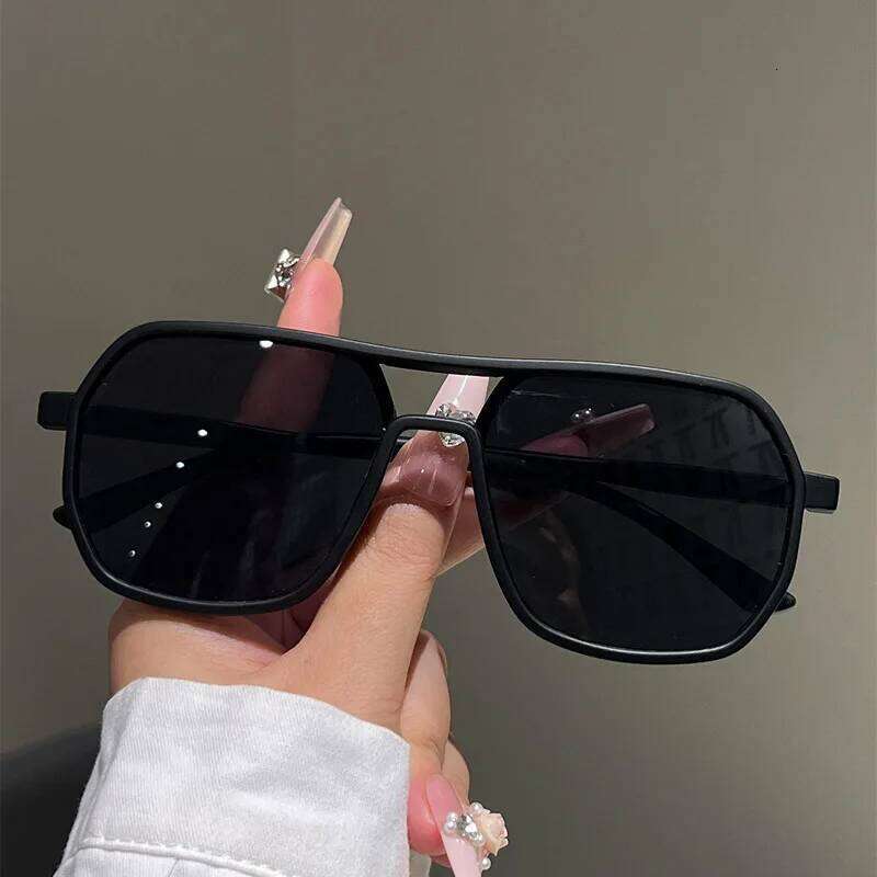 Vintage Square Sunglasses For Women Men Rectangle Sun Glasses Oval Eyewear Oculos De Sol for Male Female Eyeglasses Y260207