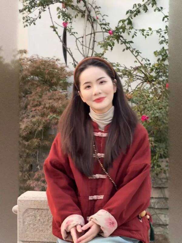New Chinese Sle Double-Sided Wear Cotton Jaet With Button Design Retro National Trend Large Size Straight Tube Sve