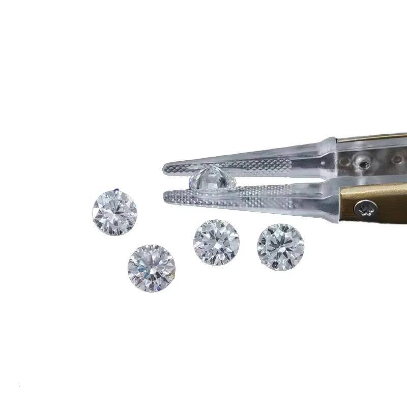 Polished 03ct 04ct 05ct D VVS2 Loose Lab Grown Brilliant Cut Diamonds Starsgem Factory Supply IGI Certificate Laser Drilled