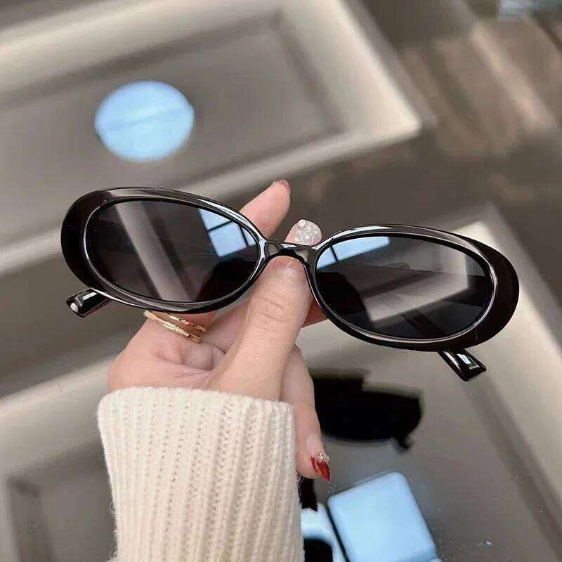 New Oval Vintage Sunglasses Women Luxury Brand Designer Fashion Sun Glasses Female Leopard Frame Retro Mirror Oculos De Sol Y260207