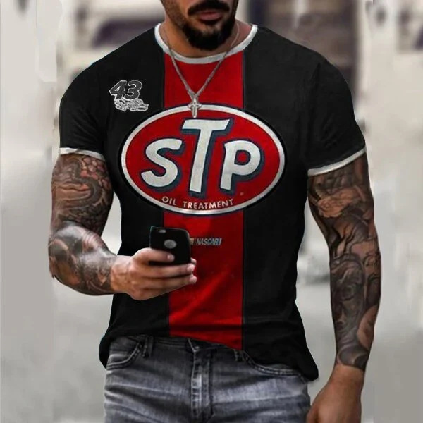 Men'S T-Shirts 3d Retro Printed Short Sleeve Tops Vintage Mens Motorcycle Casual Oversized Tees