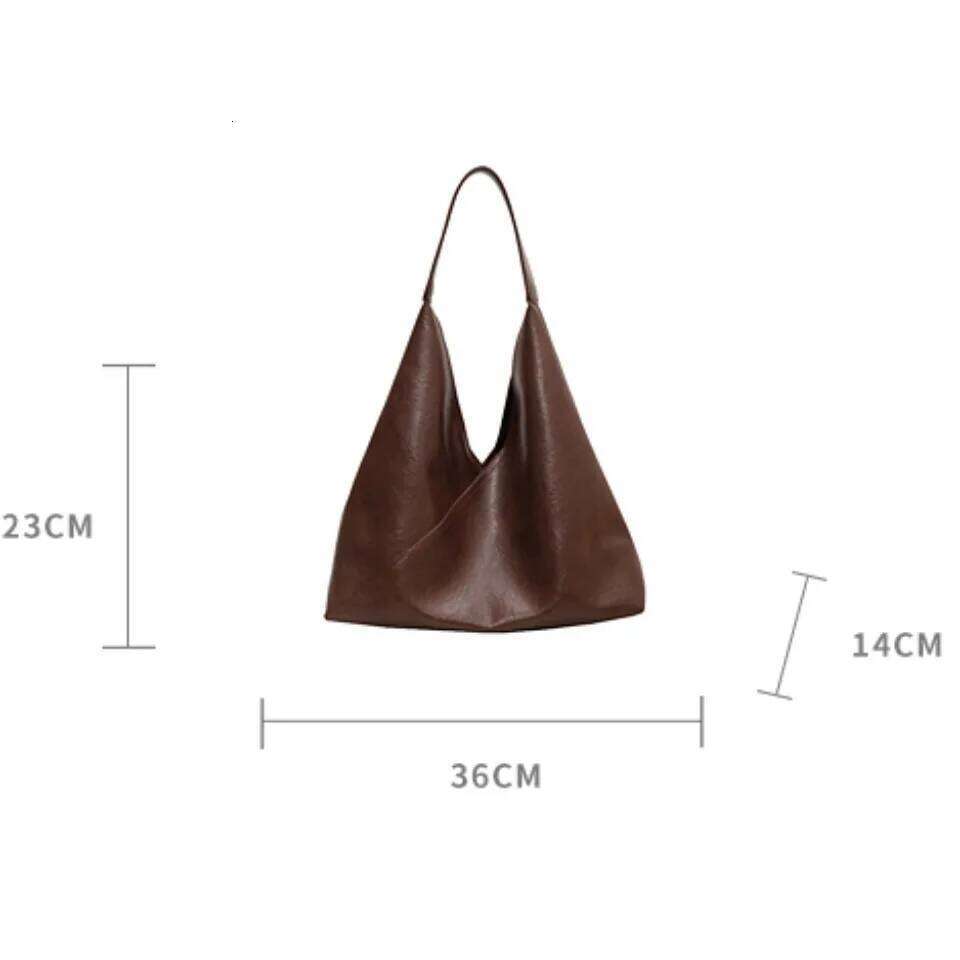 Winter Style Retro Designer 2 in 1 Shoulder Bags for Women Soft PU Leather Large Capacity Underarm Hobo Shopper Tote Handbag New C260207