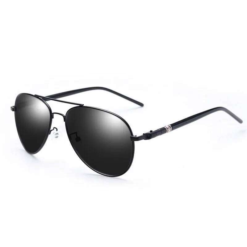 Men And Women Polarized Colored Reflective Glasses Driving Sunglasses Black Unisex Pilot Lenses Uv400 Y260207