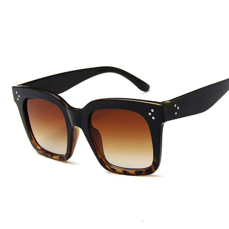 Brand Oversized Sunglasses Woman Retro Big Frame Plastic Sun Glasses Female Fashion Designer Classic Square Vintage Gafas De Sol Y260207