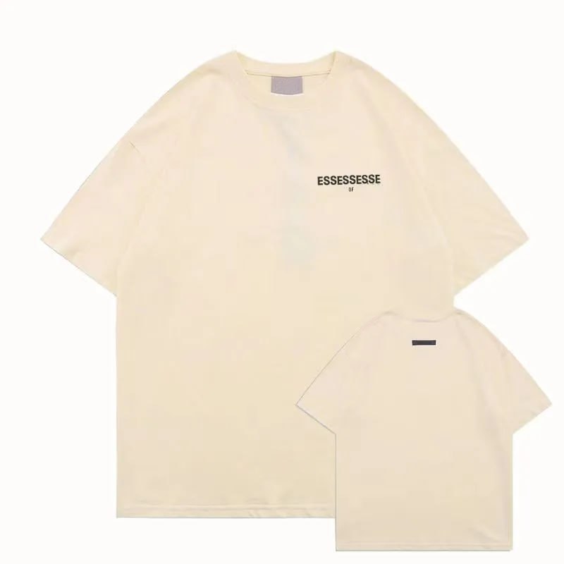 2025 Summer designer t shirt T-shirt fashion pure cotton large letter three-dimensional logo plush tshirst versatile white tees sports casual loose mens tshirt 54e