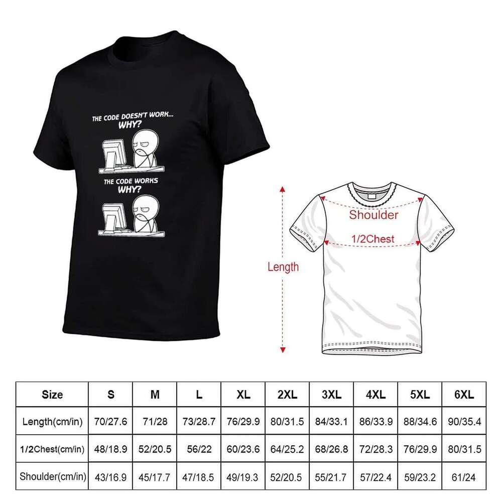 man shirts Work. oversize anime t Doesn't shirt plain Code Works. Why? The T-Shirt C260207