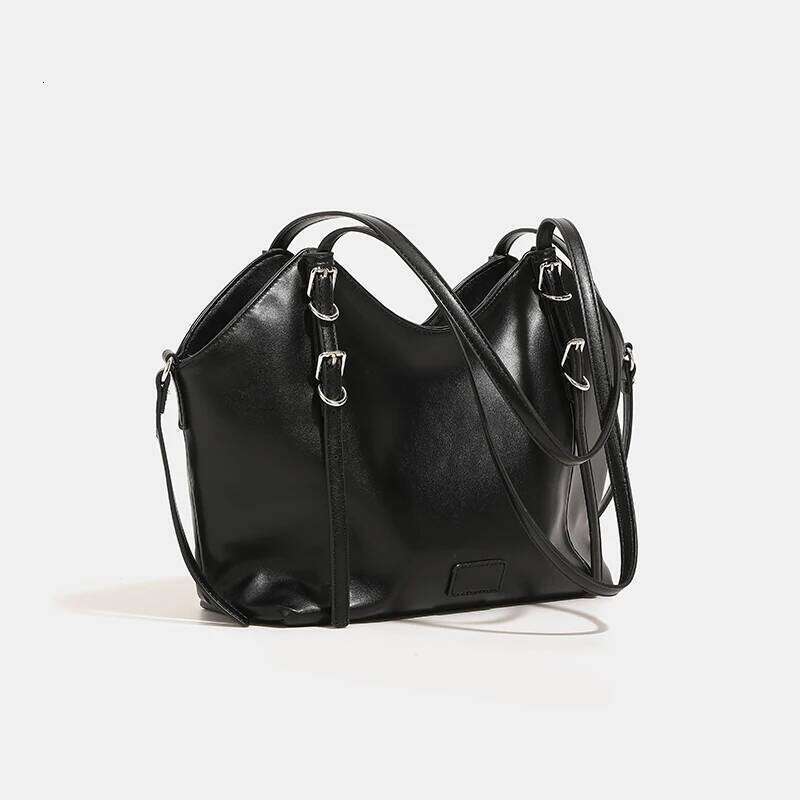 England StyleTote Bags For Women Luxury Designer Handbag Purse 2024 New In PU Button Decoration Large Capacity Underarm Shoulder C260207