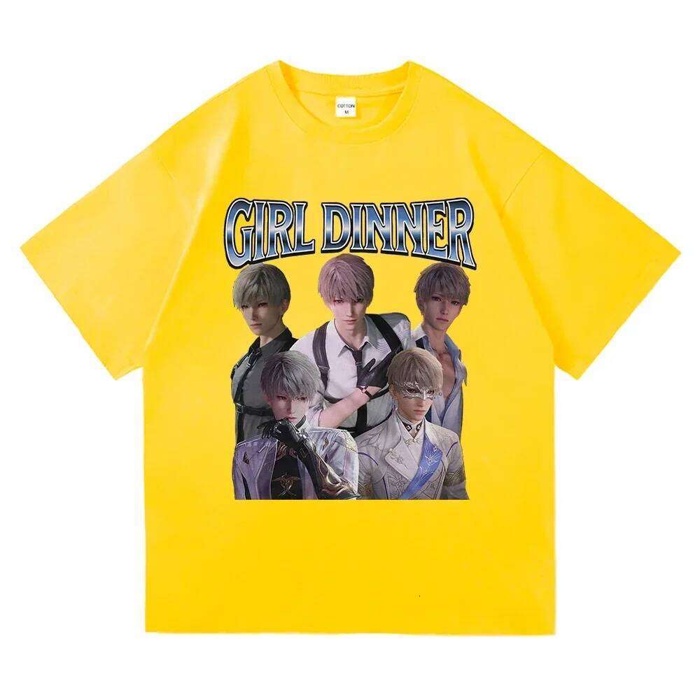 Xavier Love and Deepspace T Shirt Fashion Women Harajuku Aesthetic Graphic T-Shirt Unisex Vintage Tees Shirts C260207
