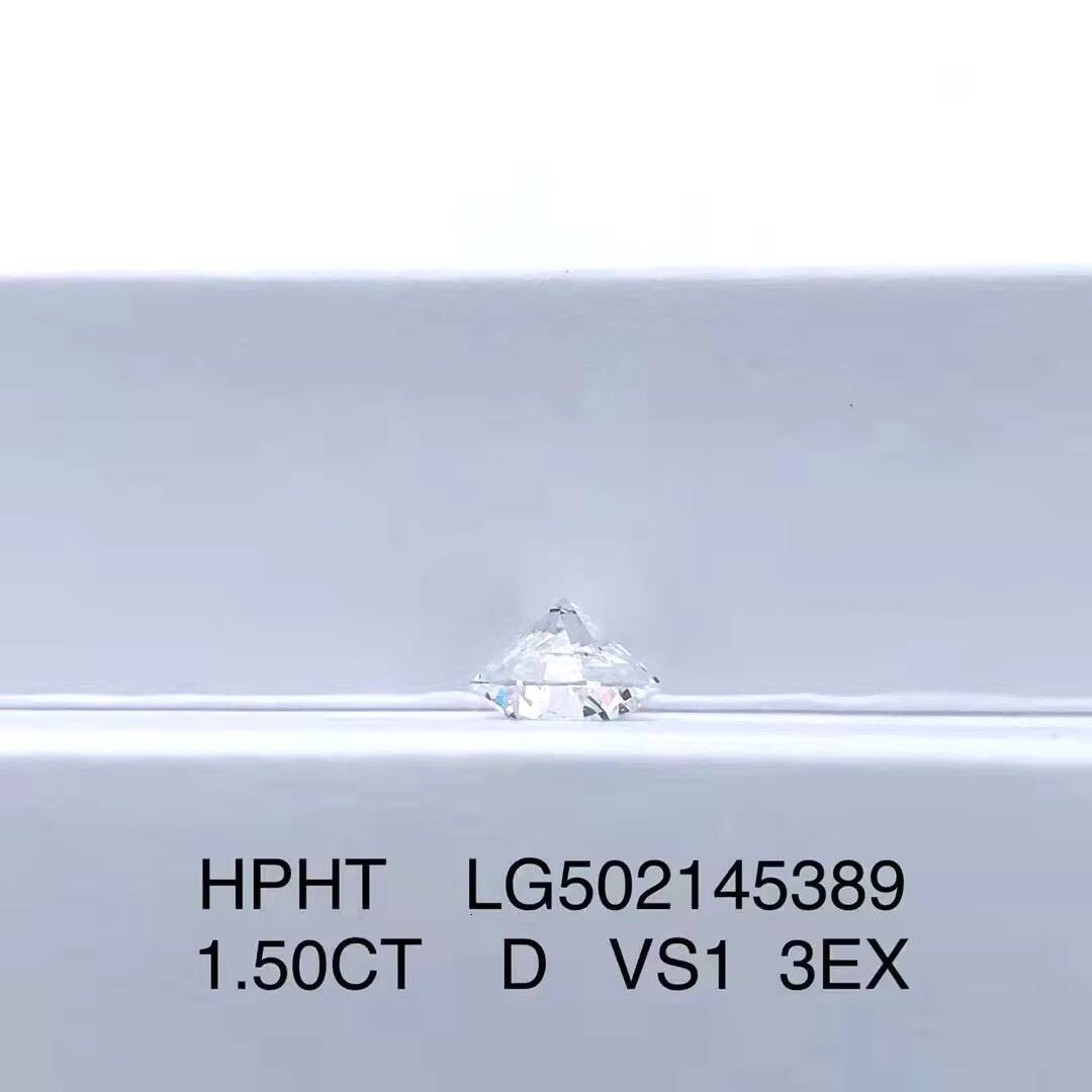 Loose HPHT CVD Diamond IGI Certificate Round Shape 150ct D VS1 3EX Lab Grown Diamond