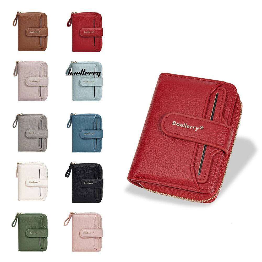 Baellerry Slim Women's Wallet RFID Blocking Multi Card Organizer, Zip Coin Purse - Gift for Mom/Wife Everyday Use Y260206