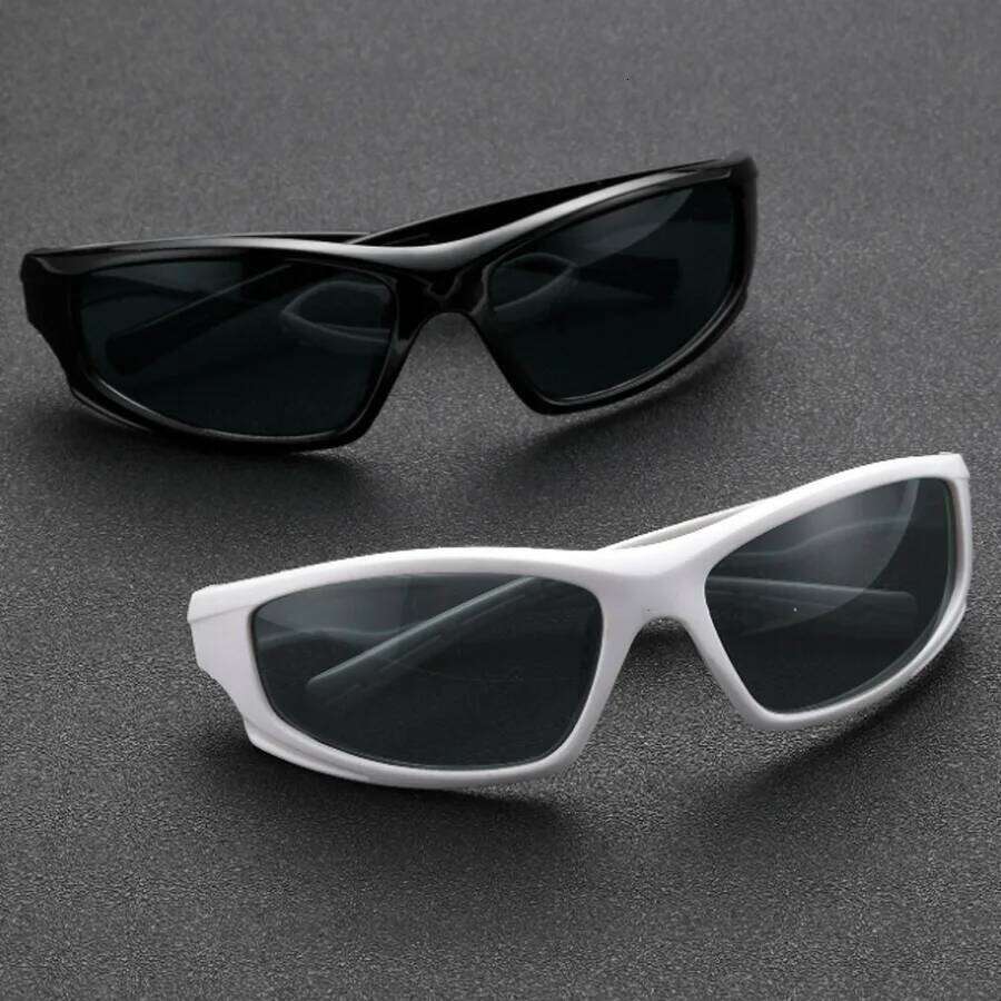 2PCS Square Frame Men's Sunglasses Combination Y2K Style Daily Street Summer Party Decoration Glasses Women Y260207