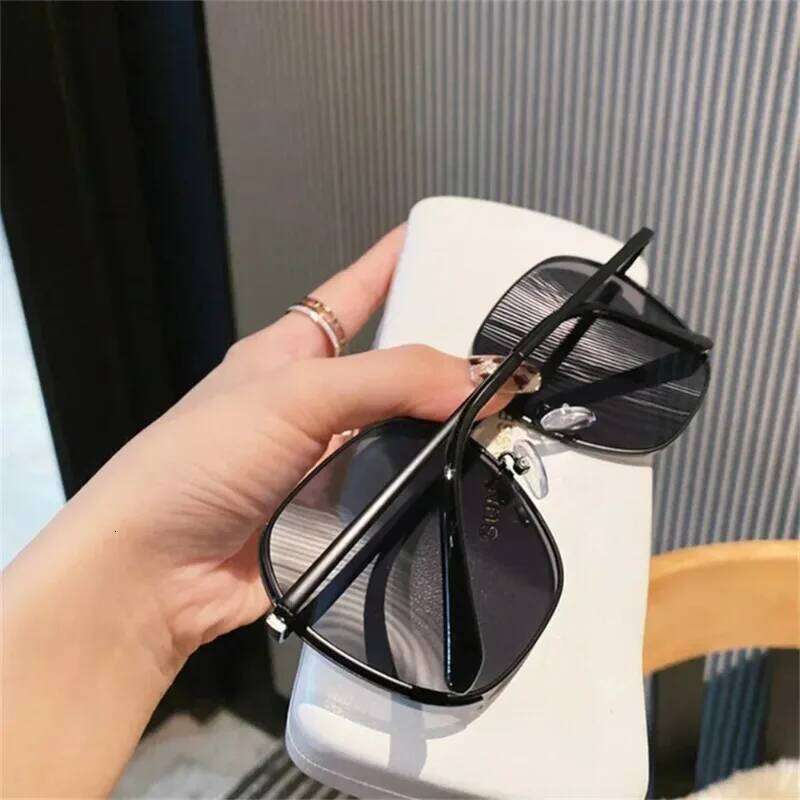 Women Oversized Polarized Fashion Gradient Shade Uv400 Outdoor Sports Sunglasses Men Glasses Eyewear Y260207