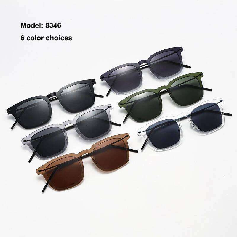 TAG Hezekiah Danish Design Polarized Sunglasses Men 8346 Ultralight titanium Sunglass Women Outdoor Driving UV400 Sun Glasses Y260207