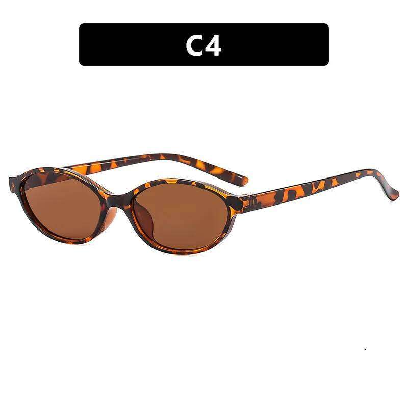 Kedun Fashion Oval Small Frame for Women 2024 New European and American Ins Street Style Sunglasses Trendy Personality Sun Glasses Y260207