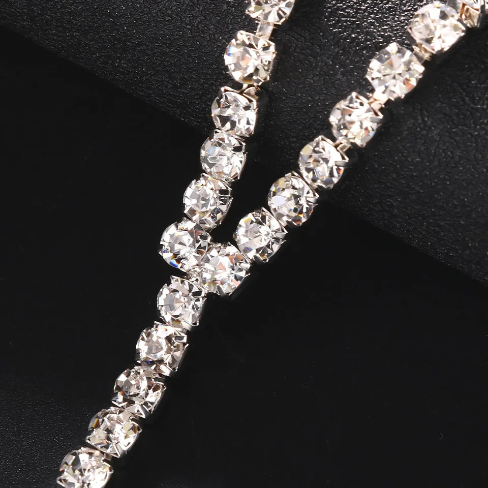 Full Rhinestone Chest Chain Bikini Body Jewelry Sexy Necklace Crystal Harness Cosplay Lingerie Women Accessory Nightclub 260120