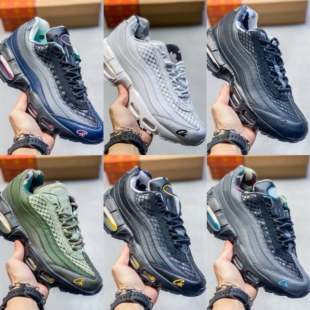 Trainers 95 95S Outdoor Sports Shoes Mens Neon Stadium Green Triple Black White Runners Jogging Shoe Aegeans Storm Corteizs Sequoia Pink Beam Wheat Sketch Sneakers