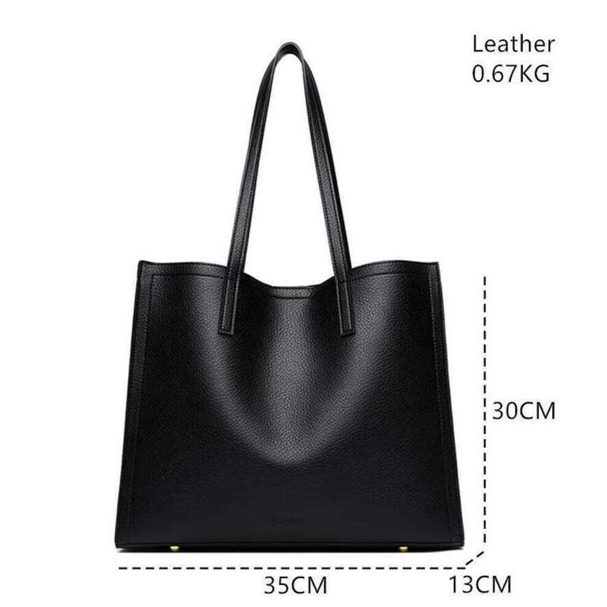 OLOEY Fashion Simple Women's Shoulder New Solid Color Luxury Brand Handbag Retro Large Capacity Pu Leather Handbag Advanced Sensory Bag