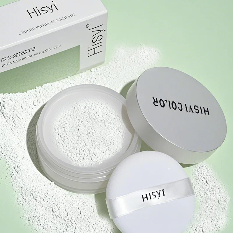 Waterproof and sweat-proof loose powder brightens complexion with highlighting and whitening effects matte finish 260126