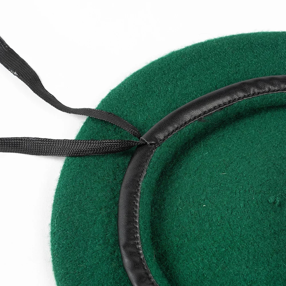 Large Size Wool Military Army Berets Hat for Big Head Unisex Men Women Devil Soldier Winter Warm Wide Beret Cap Painters Hats 260205