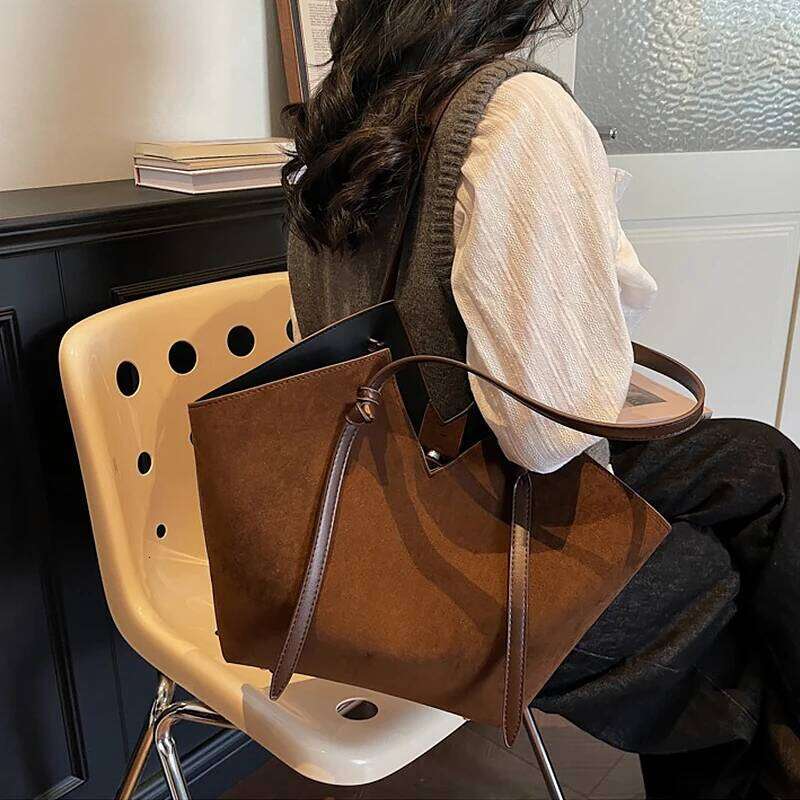 Large Women's Fancy Shoulder Ladies Pu Leather Korean Popular Tote Bag Handbags for Woman C260207
