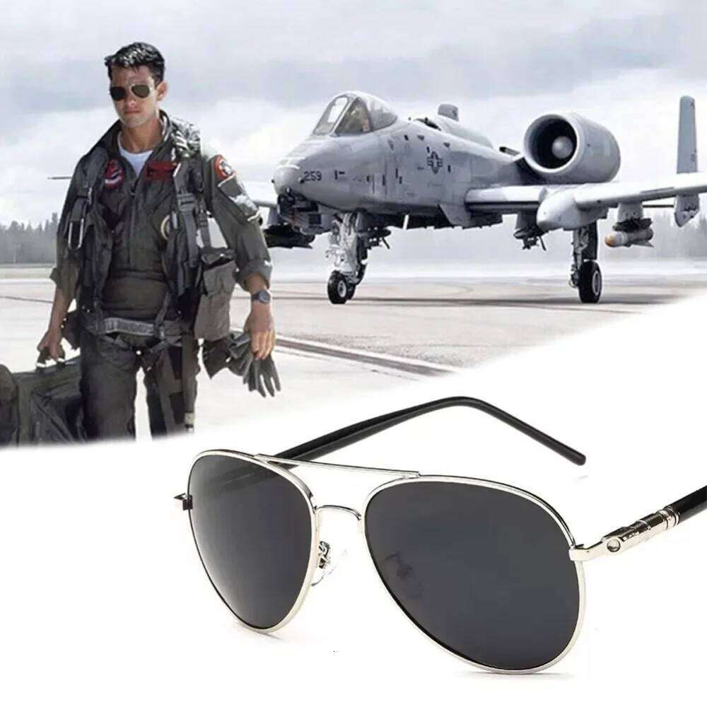 Aviation Metail Frame Quality Oversized Spring Leg Alloy Men Sunglasses Polarized Design Pilot Male Sun Glasses Driving Y260207