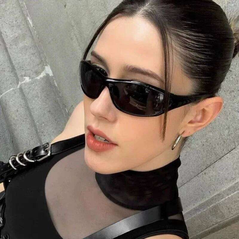 Summer Spicy Girl Outdoor Sunshade Sunglasses Fashion New Women Y2K Sun Glasses Men's Sports Cycling Eyewear UV400 Gafas De Sol Y260207