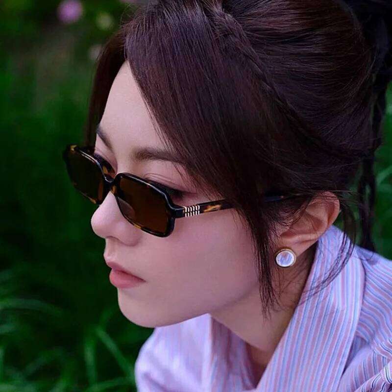 Luxurious Rectangle Sunglasses Women Oval Vintage Brand Designer Square Sun Glasses Men Shades Female Eyewear Y260207