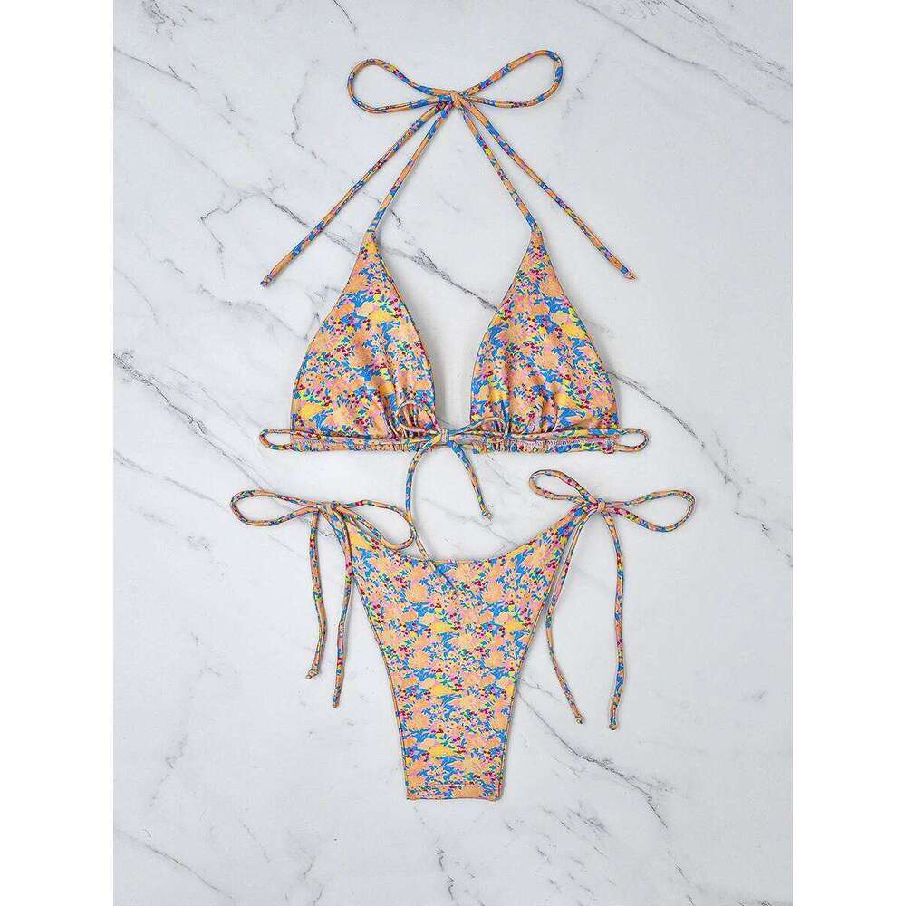 2025 Sexy Micro Push Up Women Swimsuits Female Swimwear Brazilian Bikini Thong Biquini Swim Suits Print Beachwear C260207