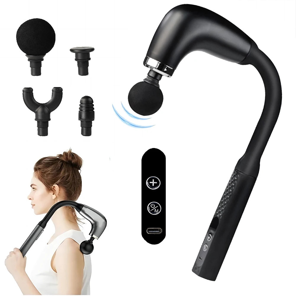 Smart Fascia Gun Electric Massager Massage Hammer Electric Fascia Gun Home Handheld Hammer Back Artifact Christmas Gift 260129