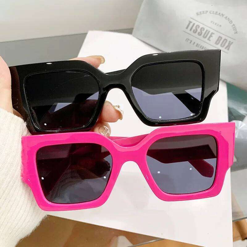 New Vintage Square Sunglasses Woman Fashion Retro Sun Female Eyewear Brand Designer Glasses UV400 Gafas De Sol Y260207