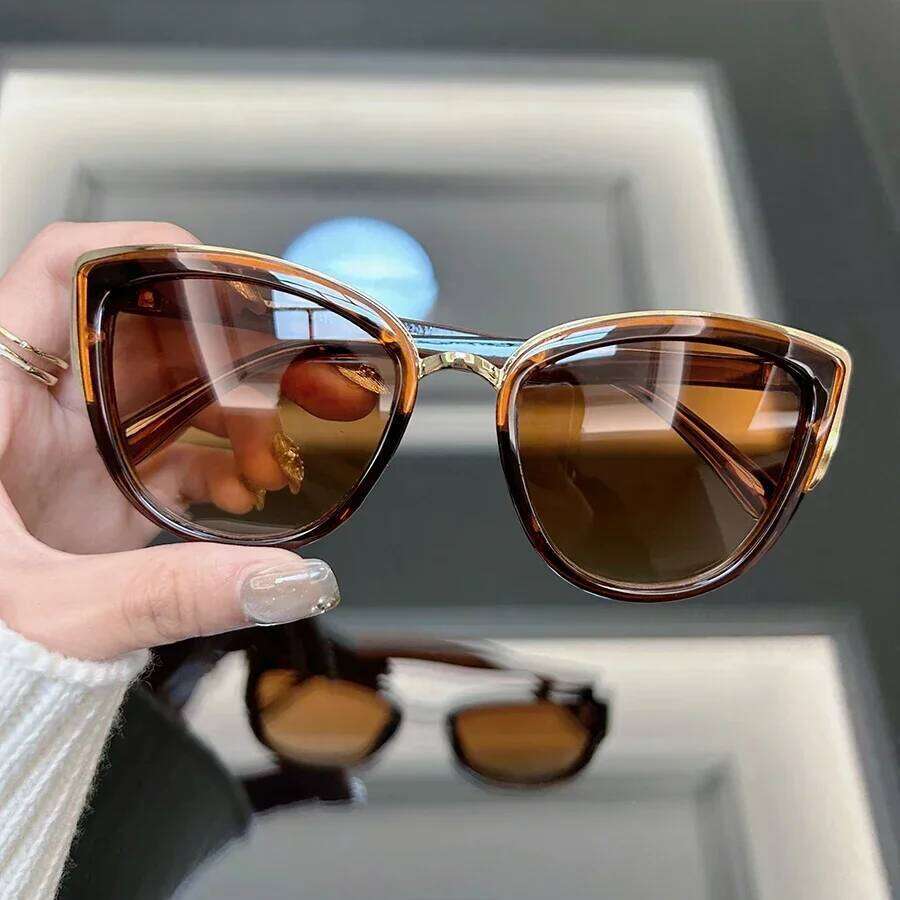 Cat Eye Retro Sunglasses Women Men Designer Outdoors Vintage Sun Glasses Female Male Fashion Mirror Punk Shades Oculos De Sol Y260207