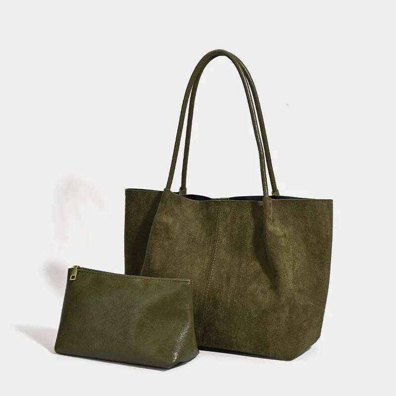 Faux Suede Women big totes Luxury design Female Handbags and purse large capacity winter new ladies composige bags bolsas C260207