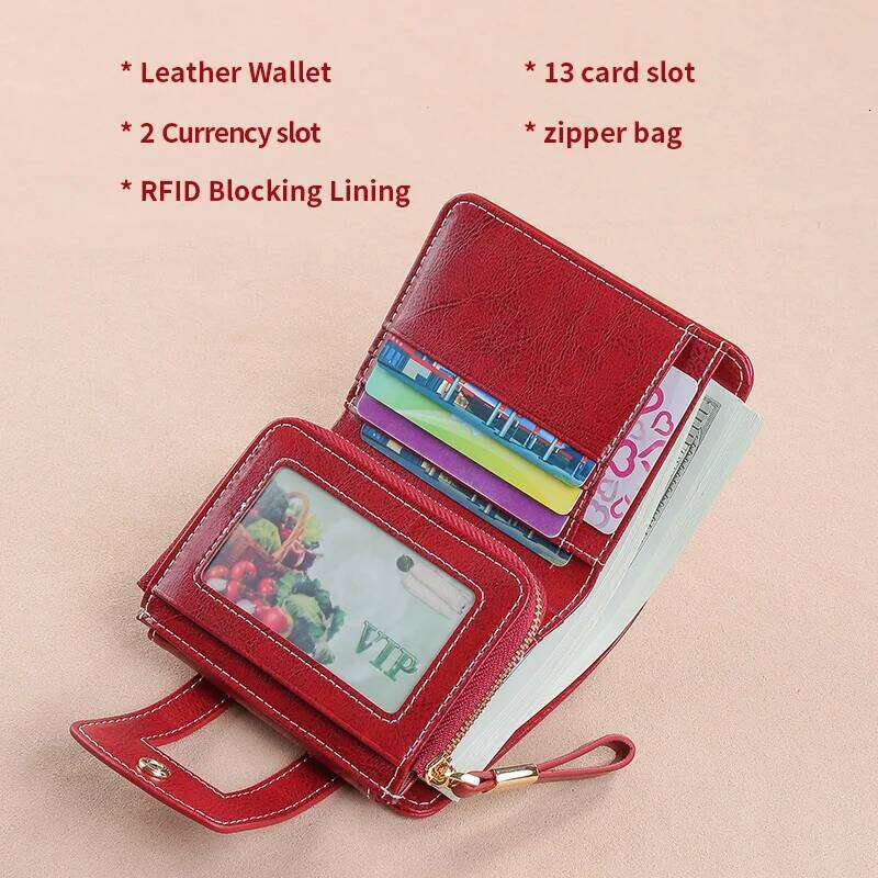 1 wallet with multiple card slots and large capacity, can hold car keys or coins, loose change, birthday gifts/Valentine's Day g Y260206