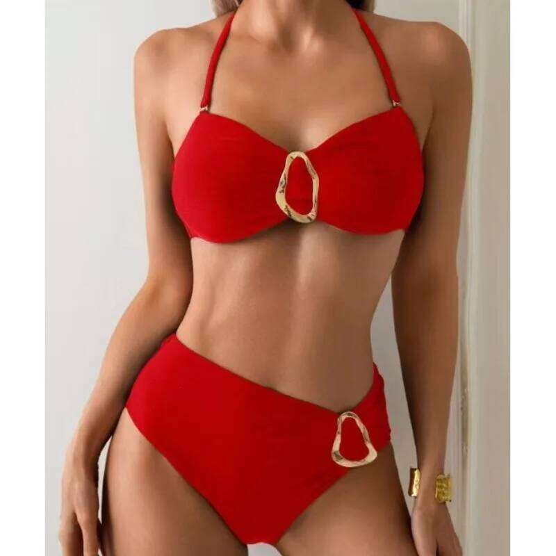 Ring Sexy Bikinis 2026 Women Swimwear Female Swimsuit For Swimming Wear Bathing Suits Brazilian Bikini Set Beachwear Pool Bather C260207