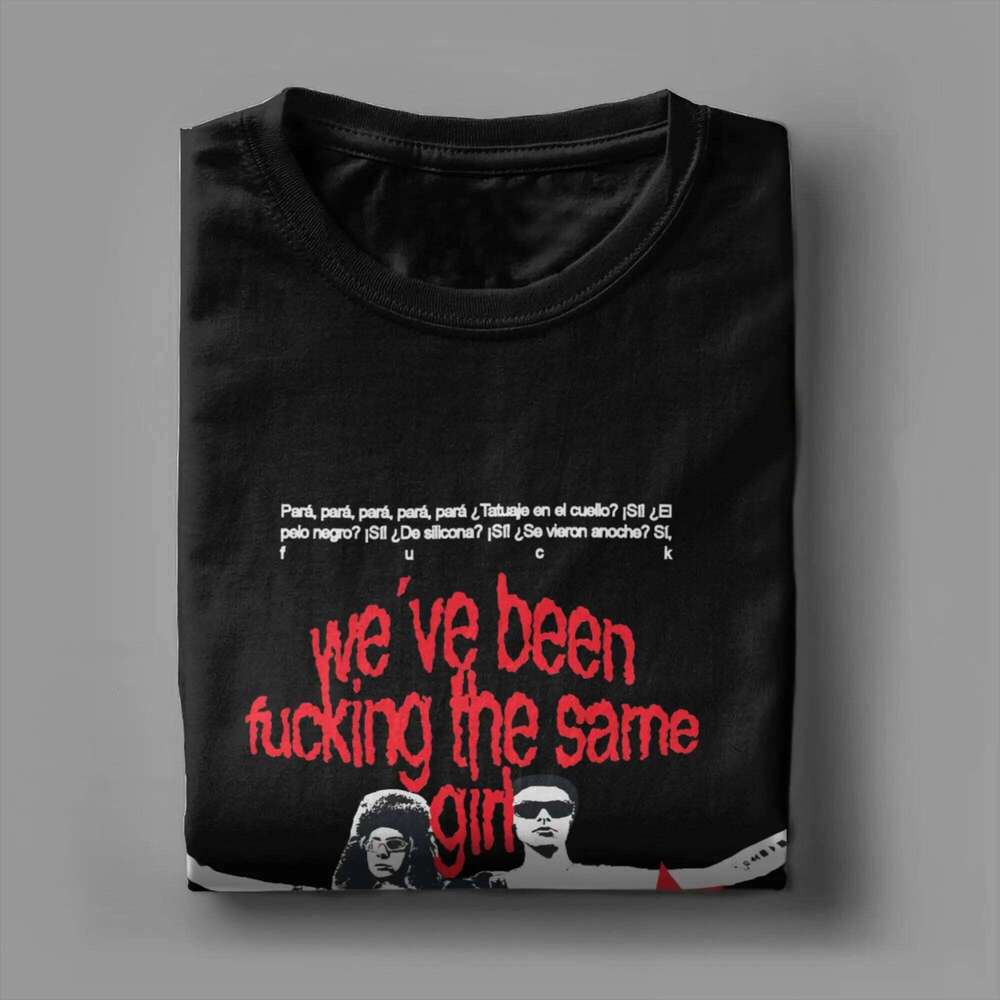 CA7RIEL & Paco Amoroso Papota Tour T Shirts Men's Pure Cotton Unique T-Shirt Crewneck Tees Short Sleeve Tops Graphic Printed C260207